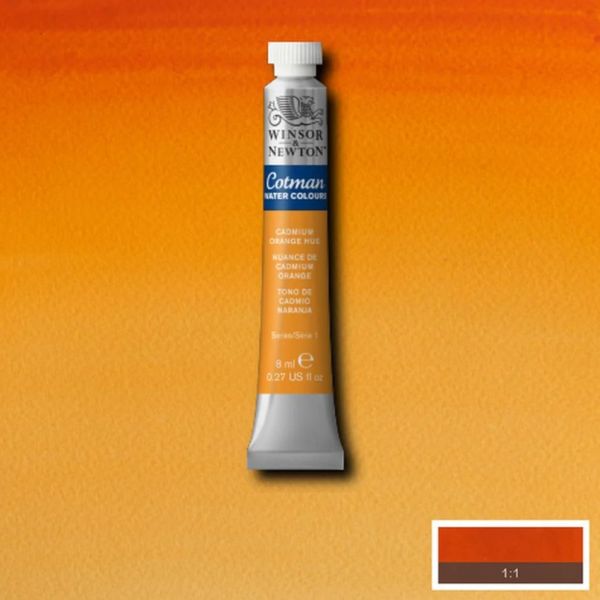 Winsor & Newton Cotman Watercolour Paint Cadmium Orange Hue 8ml