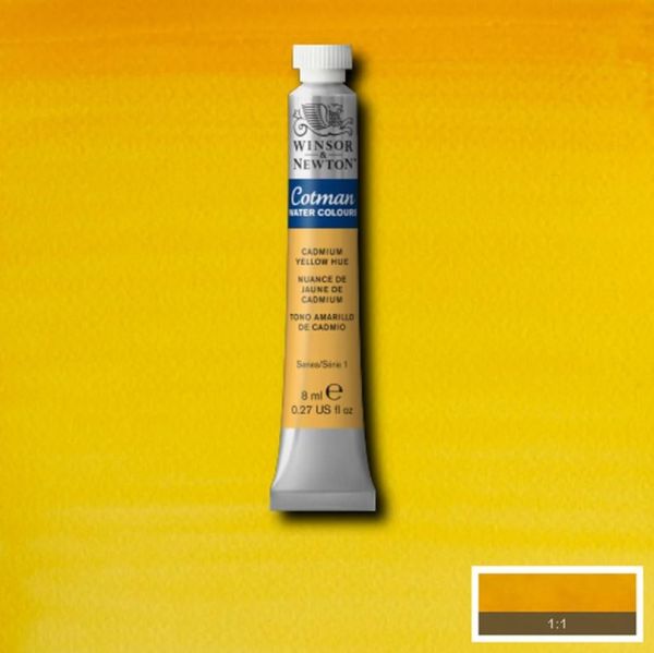 Winsor & Newton Cotman Watercolour Paint Cadmium Yellow Hue 8ml