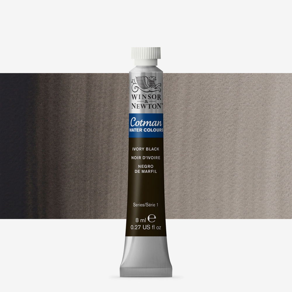 Winsor & Newton Cotman Watercolour Paint Ivory Black
