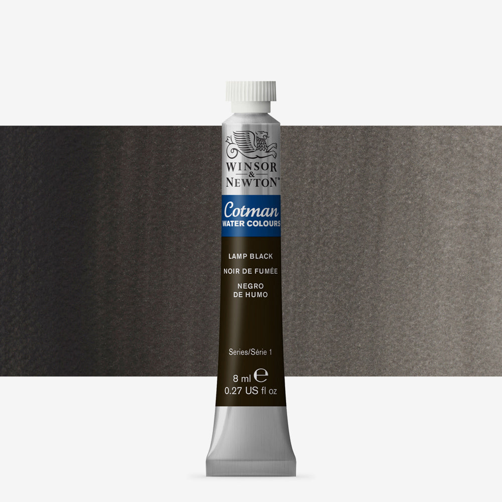 Winsor & Newton Cotman Watercolour Paint Lamp Black