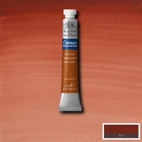 Winsor & Newton Cotman Watercolour Paint Light Red