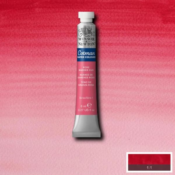 Winsor & Newton Cotman Watercolour Paint Rose Madder Hue
