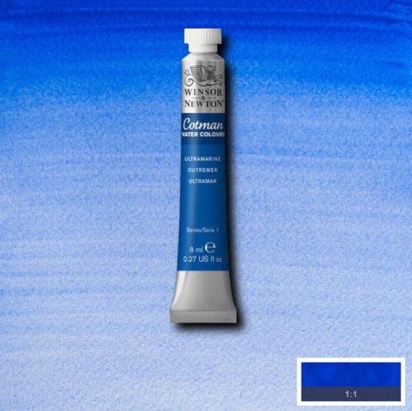 Winsor & Newton Cotman Watercolour Paint Ultramarine 8ml