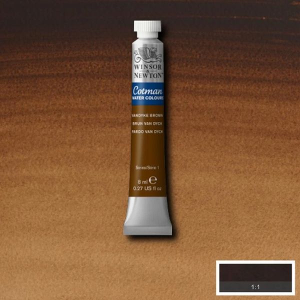 Winsor & Newton Cotman Watercolour Paint Vandyke Brown