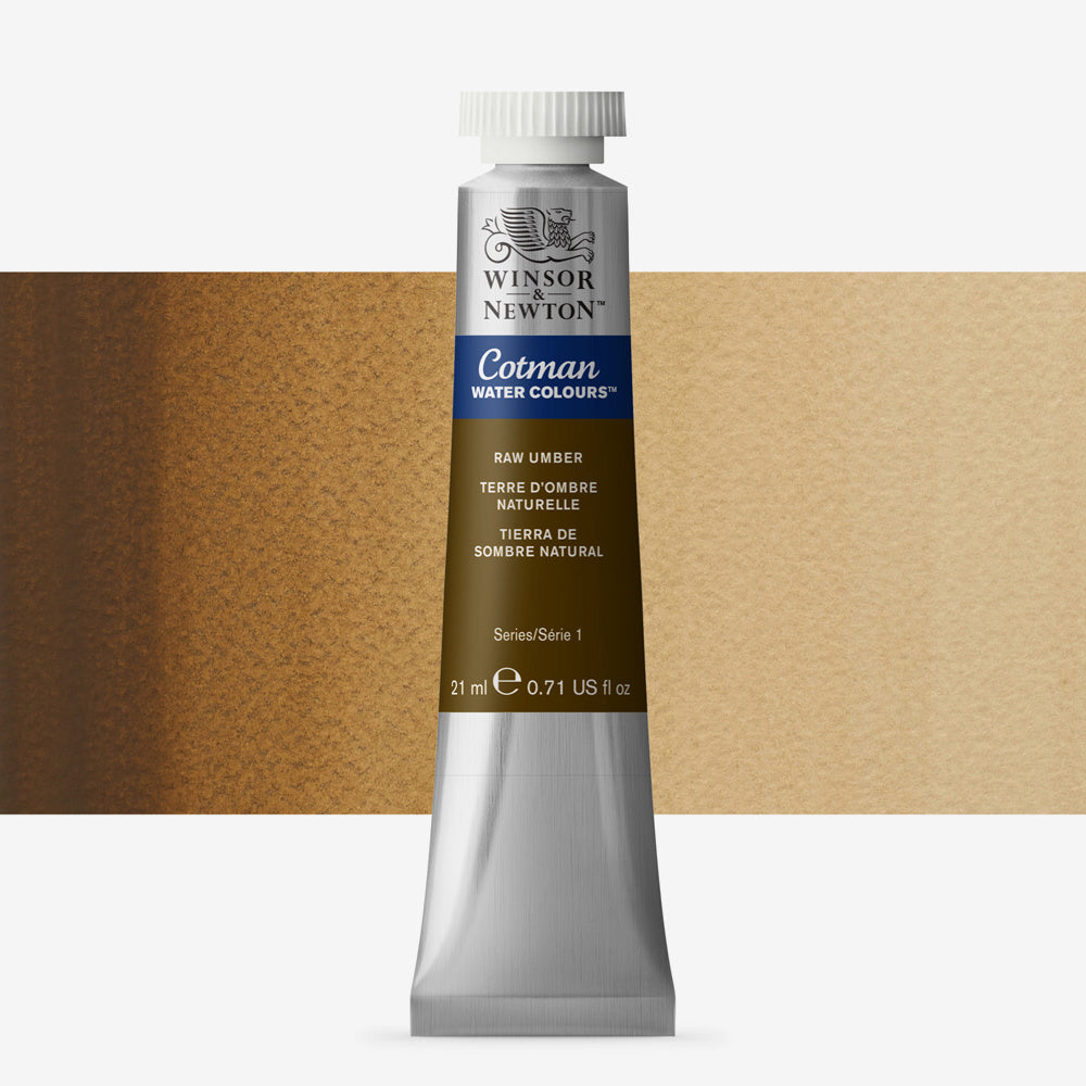 Winsor & Newton Cotman Watercolour Paint Raw Umber