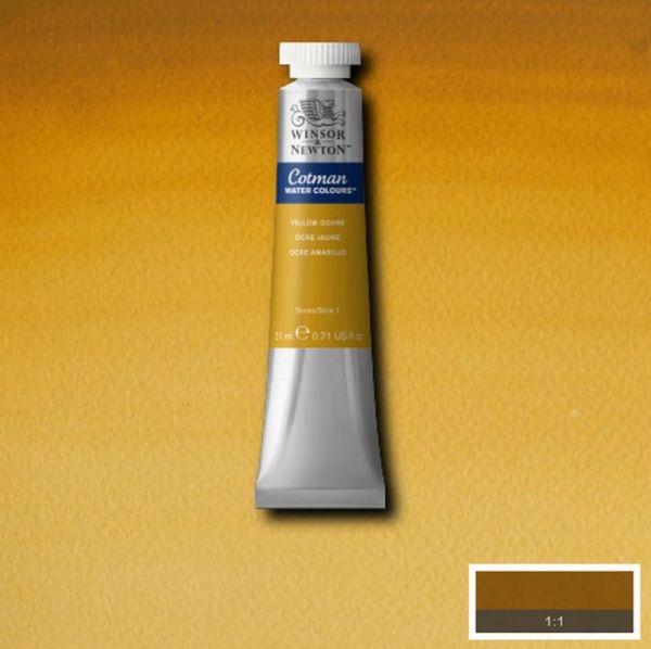 Winsor & Newton Cotman Watercolour Paint Yellow Ochre 21ml