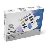Winsor & Newton Cotman Watercolour Paint Field 1/2 Pan Set 14 SET