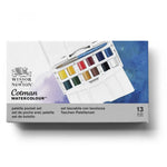Winsor & Newton Cotman Watercolour Paint Palette Pocket 1/2 Pan Set 12 SET