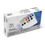 Winsor & Newton Cotman Watercolour Paint Palette Pocket 1/2 Pan Set 12 SET