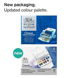 Winsor & Newton Cotman Watercolour Paint Field Travel 1/2 Pan Set 12 SET