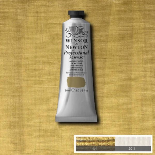 Winsor & Newton Professional Acrylic Paint Antique Gold 60ml