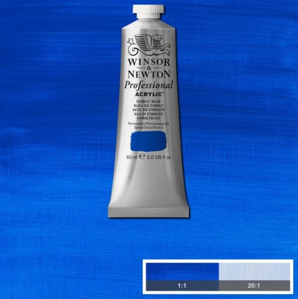 Winsor & Newton Professional Acrylic Paint Cobalt Blue 60ml