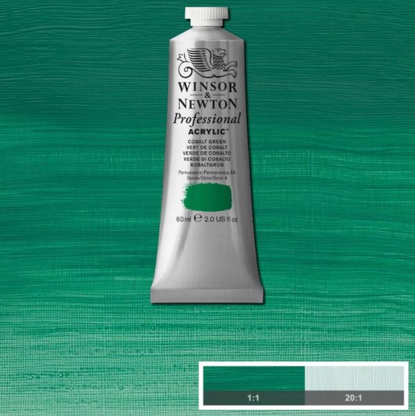 Winsor & Newton Professional Acrylic Paint Cobalt Green 60ml