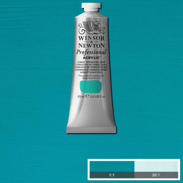 Winsor & Newton Professional Acrylic Paint COBALT TURQUOISE LIGHT 60ml