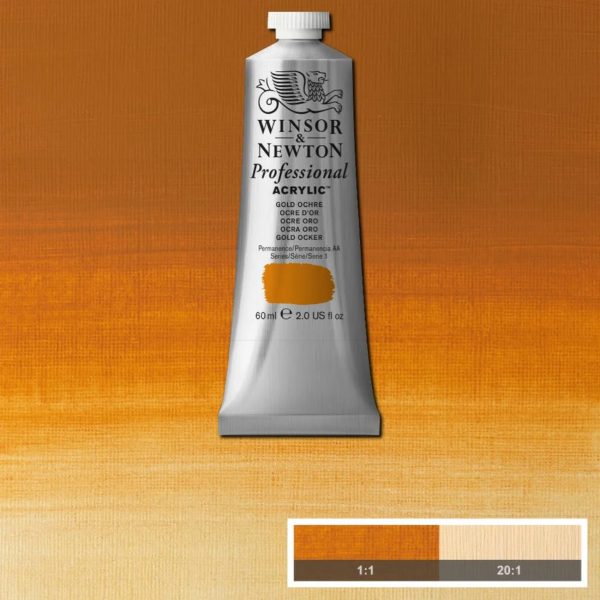 Winsor & Newton Professional Acrylic Paint Gold Ochre