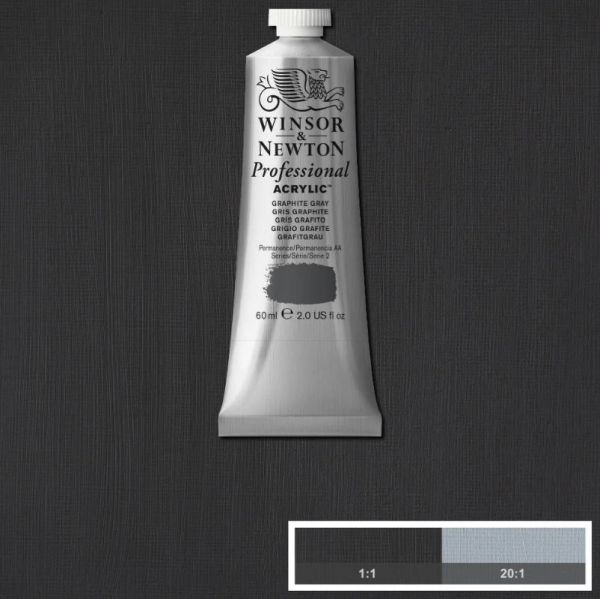 Winsor & Newton Professional Acrylic Paint Graphite Grey 60ml