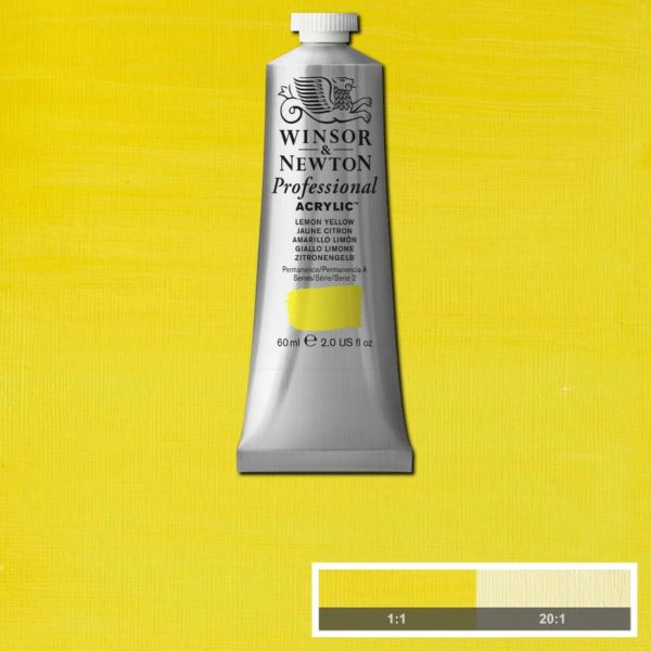 Winsor & Newton Professional Acrylic Paint Lemon Yellow