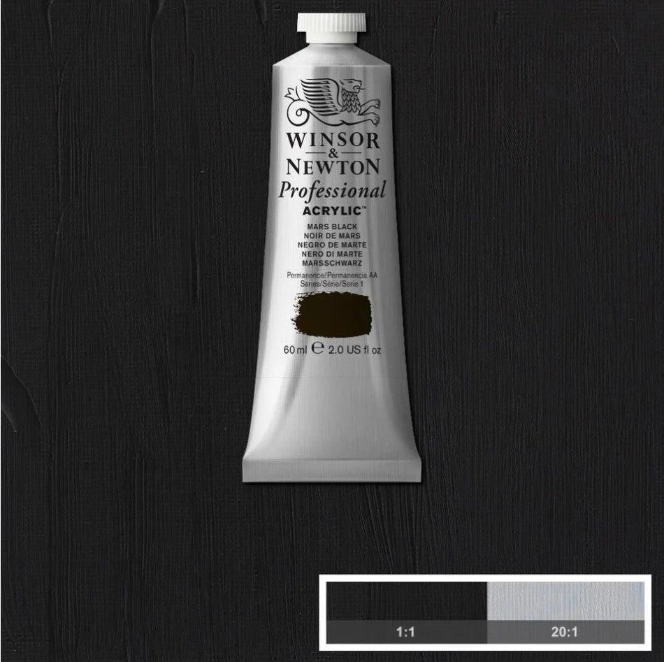 Winsor & Newton Professional Acrylic Paint Mars Black