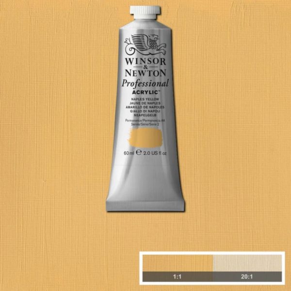 Winsor & Newton Professional Acrylic Paint Naples Yellow