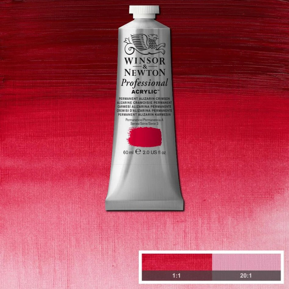 Winsor & Newton Professional Acrylic Paint Permanent Alizarin Crimson