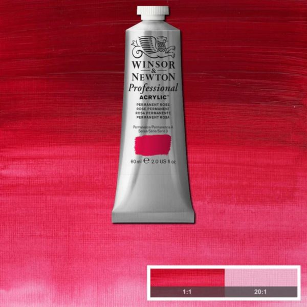 Winsor & Newton Professional Acrylic Paint Permanent Rose Quinacridone