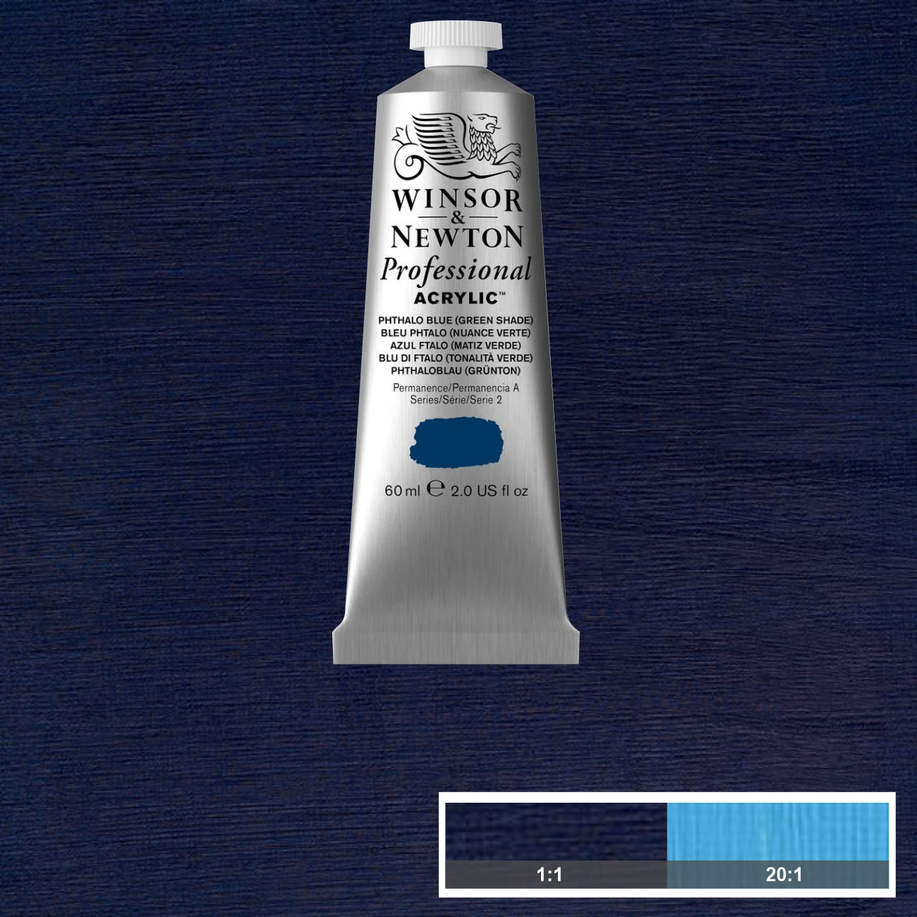 Winsor & Newton Professional Acrylic Paint Phthalo Blue Green