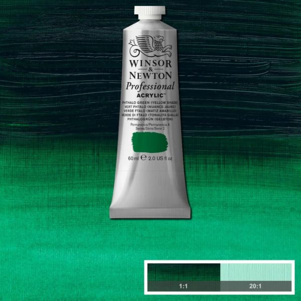 Winsor & Newton Professional Acrylic Paint Phthalo Green Yellw