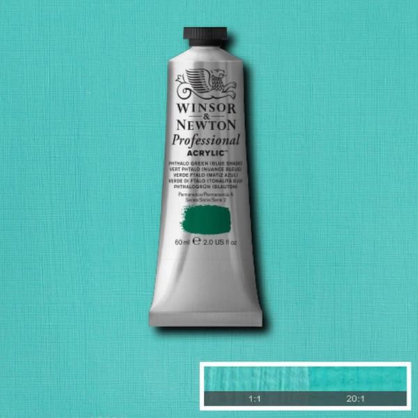 Winsor & Newton Professional Acrylic Paint Phthalo Green Blue 60ml
