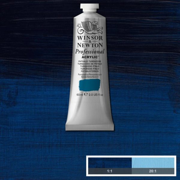 Winsor & Newton Professional Acrylic Paint Phthalo Turquoise