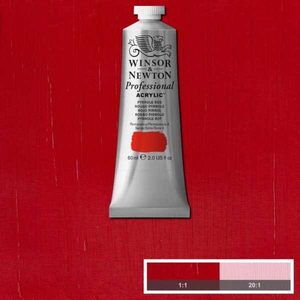 Winsor & Newton Professional Acrylic Paint Pyrrole Red