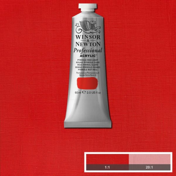 Winsor & Newton Professional Acrylic Paint Pyrrole Red Light