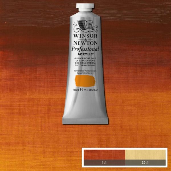 Winsor & Newton Professional Acrylic Paint Quinacridone Gold
