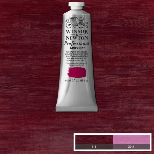 Winsor & Newton Professional Acrylic Paint Quinacridone Violet 60ml