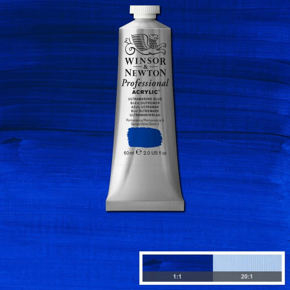 Winsor & Newton Professional Acrylic Paint Ultramarine Blue