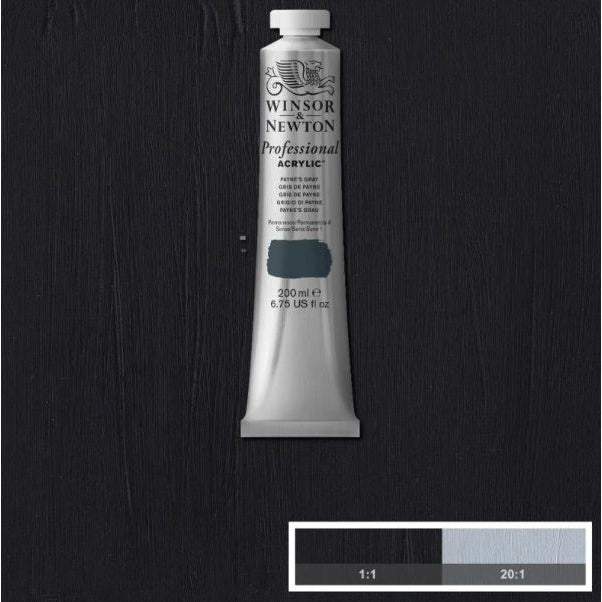 Winsor & Newton Professional Acrylic Paint Paynes Grey
