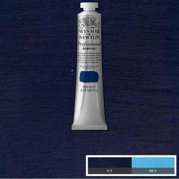 Winsor & Newton Professional Acrylic Paint Phthalo Blue Green