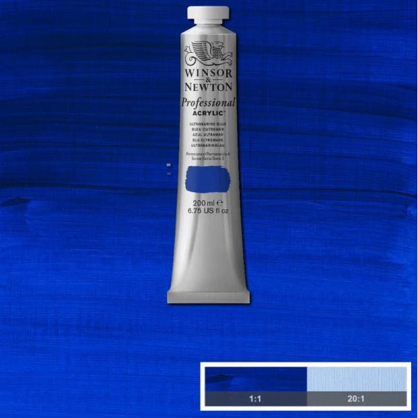 Winsor & Newton Professional Acrylic Paint Ultramarine Blue