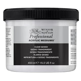 Winsor & Newton Acrylic Medium Professional Gesso Clear 450ml