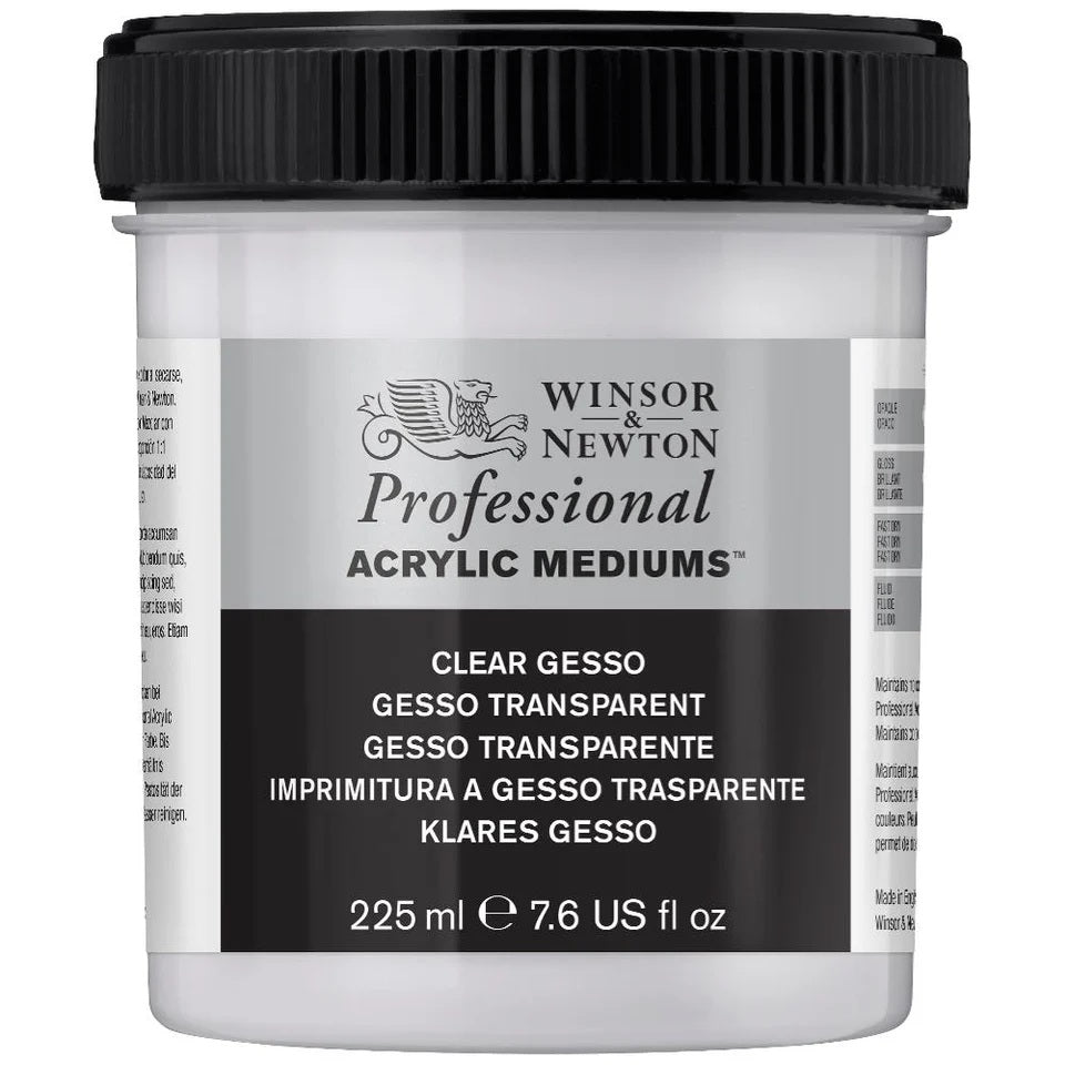 Winsor & Newton Acrylic Medium Professional Gesso Clear
