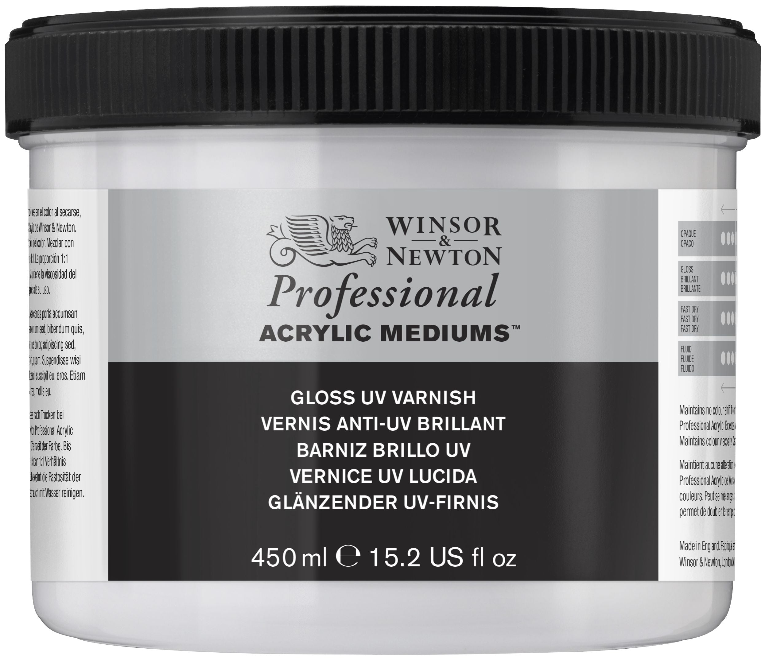 Winsor & Newton Acrylic Medium Professional Gloss UV Varnish