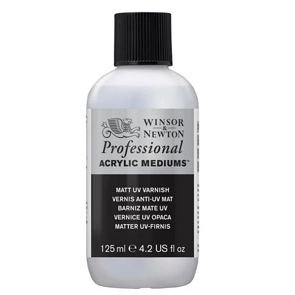 Winsor & Newton Acrylic Medium Professional Matt UV Varnish 125ml