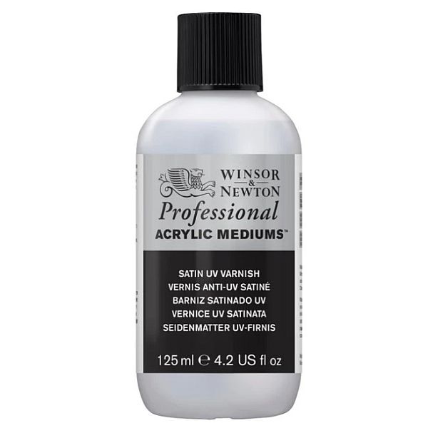 Winsor & Newton Acrylic Medium Professional Satin UV Varnish 125ml