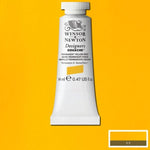 Winsor & Newton Designer Gouache Paint S1 Permanent Yellow Deep 14ml