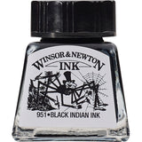 Winsor & Newton Drawing Ink Black Indian Ink 14ml