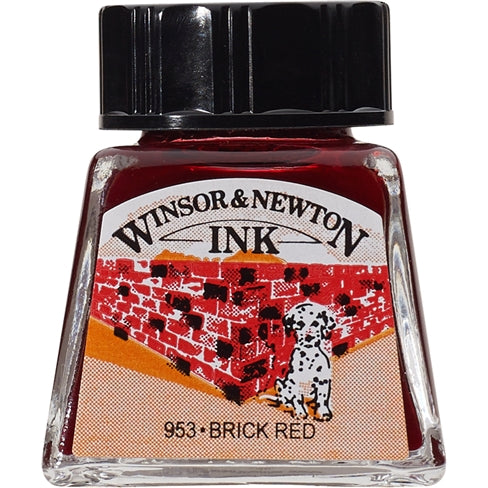 Winsor & Newton Drawing Ink Brick Red