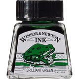 Winsor & Newton Drawing Ink Brilliant Green 14ml