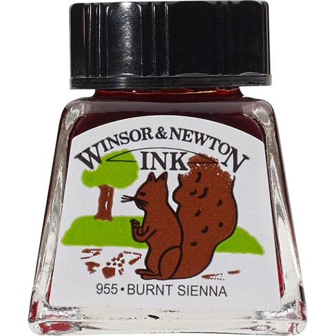 Winsor & Newton Drawing Ink Burnt Sienna