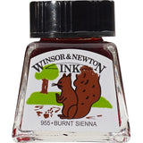 Winsor & Newton Drawing Ink Burnt Sienna 14ml