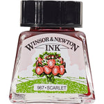 Winsor & Newton Drawing Ink Scarlet 14ml
