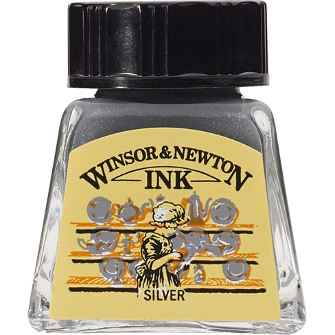 Winsor & Newton Drawing Ink Silver 14ml